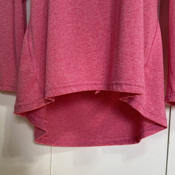 HANES SPORT Performance Pink Long Sleeve Hi Low Tunic NEW Womens Size Large - Picture 7 of 11